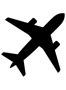 Icon um unsere Lieferung per Luftfracht zu symbolisieren - aus AdobeStock 292747353
