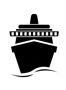 Icon um unsere Lieferung per Seefracht zu symbolisieren - aus AdobeStock 292747353